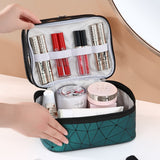 Xajzpa - Multifunction Double Transparent Cosmetic Bag Women Make Up Case Big Capacity Travel Makeup Organizer Toiletry Beauty Storage