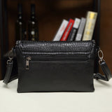 Xajzpa - Casual Crossbody Bag Female Messenger Bags black PU Leather Women's Shoulder Bags Chain women Envelope clutch purses