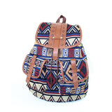 Xajzpa - Women Printing Backpack Canvas School Bags For Teenagers Large Shoulder Bag Weekend Travel Rucksack High Quality