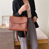 Xajzpa - Vintage Fashion Female Tote Bag New High Quality PU Leather Women's Designer Handbag High capacity Shoulder Messenger Bag