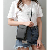 Xajzpa - Touchable Cell Phone Shoulder Bags Women Multi-functional Pocket Mini Crossbody Bag Card Purse Ladies Small Female Messenger Bag
