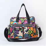 Xajzpa - Ladies Messenger Bag Casual Handbag Shoulder Large Capacity Waterproof Tote Bag Flower Printed Bags Outdoor Picnic Bag For Women