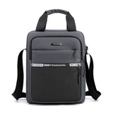 Xajzpa - Large Capacity Shoulder Bag For Men Casual Waterproof Nylon Messenger Bag Black Business A4 Paper Travel Handbags Sac