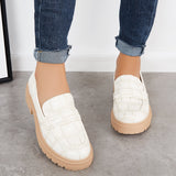 Xajzpa - Women Round Toe Platform Vintage Loafers
