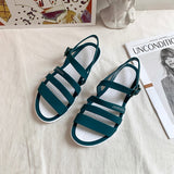 Xajzpa - Shoes 2023 Women Sandals Sexy Walking Shoes Rainbow Color Summer Beach Ladies Shoes Slippers Footwear Sandalias Mujer