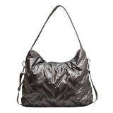 Xajzpa - Korean Nylon Brand Shoulder Bag 2023 New Pu Leather Side Bags for Women Ladies Crossbody Fashion Luxury Designer Female Handbags