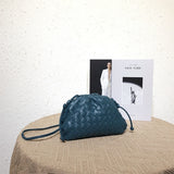 Xajzpa - Luxury Ladies Shoulder Bag High Quality Woven Cloud Bag Designer Messenger Bag Ladies Clutch Small Wallet