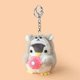 Xajzpa - Cute Penguin Doll Keys Keychain Girls Cartoon Car Keyring Kawaii Women Bag Accessories Creative Cartoon Plush Doll Keychain