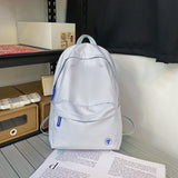 Xajzpa - Fashion Waterproof Nylon Student Backpack Girls Kawaii School Bag For Teens Bookbag Mochila Solid Color Women Travel Rucksack