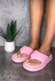 Xajzpa - Thick Sole Wedges Flip Flops For Women 2023 Summer Clip Platform Sandals Woman Non-slip Beach Slippers Girls Outdoor Slides
