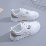 Xajzpa - Small White Shoes Women Spring Autumn Women's Shoes Korean Version Casual Woman Shoes Sneakers Students Thick Sole Board Shoes
