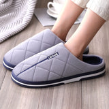 Xajzpa - Size 47-50 Big Size Slippers Autumn Winter Men's Cotton Slippers Extra Large Size Home Cotton Shoes Warm Men Slippers Shoes