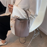 Xajzpa - Large capacity hand bag new fashion women&#39;s bag high-grade sense one shoulder bag versatile bucket bag crossbody bag