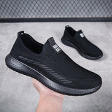 Xajzpa - Original Men's Shoes High Quality Casual Shoes Men Slip-On Sneakers Man Big Shoes 46 Running Shoes Breathable Tenis Shoes Summer