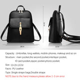 Xajzpa Fashion Versatile Zipper Bag Women Large Capacity Cute Girls Single Shoulder Strap Or Double Strap Backpack