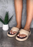 Xajzpa - Thick Sole Wedges Flip Flops For Women 2023 Summer Clip Platform Sandals Woman Non-slip Beach Slippers Girls Outdoor Slides