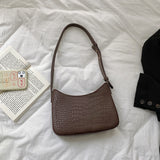Xajzpa - Bags For Women Fashion Pu Leather Zipper Underarm Bag Ladies Simple Design Casual Travel Handbag Bolsas