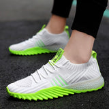 Xajzpa - Plus Size Light Weight  Mesh Men Sport Shoes Women Sneakers Man Black Orange Breathable Running Shoes Men's Sports Gym