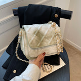 Xajzpa - Mini Messenger Bag Female Fashion Gradient Color Tote Bag Luxury Leather  Purses and Handbags Flap Chain Retro