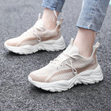 Xajzpa - 2023 New Sneakers Women Shoes Mesh Breathable Flat Anti-Slip Woman Sneakers Outdoor Trainer Female Zapatos De Mujer
