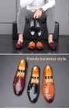 Xajzpa - Loafers Men Shoes PU Solid Color Fashion Business Casual Wedding Party Round Toe Monk Double Buckle Classic Dress Shoes CP146