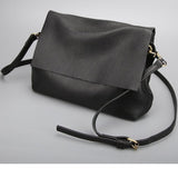 Xajzpa - Ladies Casual Handbag High Quality Leather Shoulder Bag Fashion Black Multilayer Storage Messenger Bag