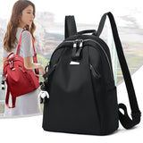 Xajzpa - Fashion Backpack Waterproof Backpack For Women Quality School Bags Female Solid Color Travel Small Bag Female Multi-Function Bag