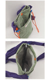 Xajzpa - Korean Corduroy Shoulder Tote Bag Cute Messenger Bag Summer Contrast Mini Handbag for Girl Soft Crossbody Bag Designer Purses
