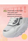 Xajzpa - Sneakers Women Vulcanize Shoes New Female Black White Platform Thick Sole Running Casual Ladies Shoes Tenis Feminino