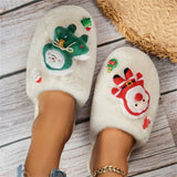 Xajzpa - Casual Living Patchwork Round Keep Warm Comfortable Shoes