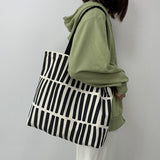 Xajzpa - Women Canvas Tote Bag Fashion Korean Cotton Cloth Eco Reusable Shopping Bags Large Ladies Shoulder Shopper Bag Student Handbags
