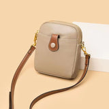 Xajzpa - Genuine Leather Crossbody Bags For Women Luxury Handbags Designer Ladies Shoulder Messenger Bag Mobile Phone Versatile Small Bag