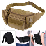 Xajzpa - Men Waist Fanny Pack Hip Bum Belt Bags Military Assault Nylon Sports Climb Travel Hiking Male Combination Sling Chest Bag