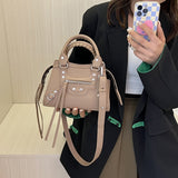 Xajzpa - Women&#39;s Fashion Handbag Beautiful Lady Crossbody Bag Elegant Pu Leather One Shoulder Handbags Shopping Bag