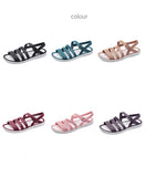 Xajzpa - Shoes 2023 Women Sandals Sexy Walking Shoes Rainbow Color Summer Beach Ladies Shoes Slippers Footwear Sandalias Mujer