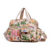 Xajzpa - Ladies Messenger Bag Casual Handbag Shoulder Large Capacity Waterproof Tote Bag Flower Printed Bags Outdoor Picnic Bag For Women