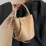 Xajzpa - Large capacity hand bag new fashion women's bag high-grade sense one shoulder bag versatile bucket bag crossbody bag