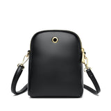 Xajzpa - 2023 New Summer Small One-Shoulder Messenger Bag PU Women's Round Mobile Phone Bag Messenger Bag Coin Purse Handbags