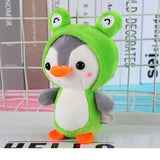 Xajzpa - Cute Penguin Doll Keys Keychain Girls Cartoon Car Keyring Kawaii Women Bag Accessories Creative Cartoon Plush Doll Keychain