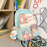 Xajzpa - Fashion Girls Waterproof Bookbag Women Laptop Mochila Student Kawaii Shoulder Bag Backpack Teens Schoolbag Cute Travel Rucksack