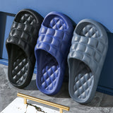 Xajzpa - 2023 New Women's Slippers Indoor Flat Elegant Shoes For Men House Slippers Woman Non-Slip Heel Balance Shoe Couples