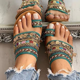 Xajzpa - Ethnic Boho Style Toe Ring Sandals