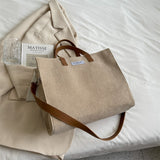 Xajzpa - Handbags for Office Women Shoulder Crossbody Bag for Women Vintage Shopper Shopping Bags Ladies Totes Winter