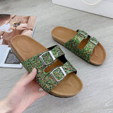 Xajzpa - Flip Flop Flat With Buckle Slip-On Summer Casual Slippers