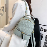 Xajzpa - High Quality New School Bags for Teenager Girls Shoulder Bag Designer Pu Leather Women Small Packpacks Fashion Ladies Travel Bag