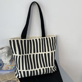 Xajzpa - Women Canvas Tote Bag Fashion Korean Cotton Cloth Eco Reusable Shopping Bags Large Ladies Shoulder Shopper Bag Student Handbags