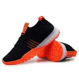 Xajzpa - Plus Size Light Weight  Mesh Men Sport Shoes Women Sneakers Man Black Orange Breathable Running Shoes Men's Sports Gym