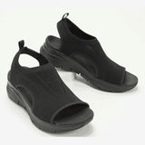 Xajzpa - Summer Sport Sandals Washable Slingback Orthopedic Slide Women Platform Sandals Soft Wedges Shoes Casual Footwear