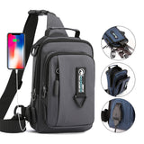 Xajzpa - Men Nylon Backpack Rucksack Cross Body Shoulder Bags Military Travel Male Fashion Messenger Chest Pack Bag Knapsack 4 USES