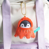 Xajzpa - Cute Penguin Doll Keys Keychain Girls Cartoon Car Keyring Kawaii Women Bag Accessories Creative Cartoon Plush Doll Keychain